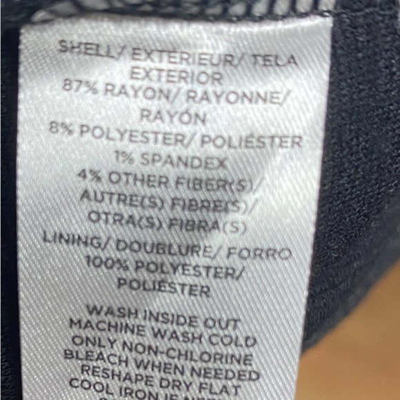 NWOT LOFT Dark GRAY DRESS - Picture 6 of 7